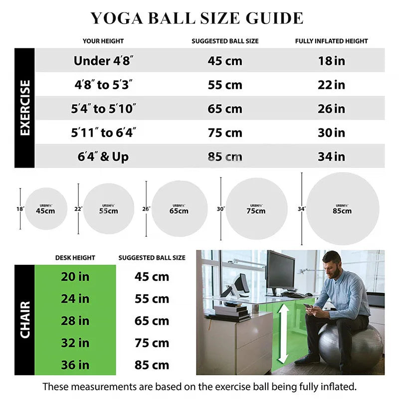 Thickened PVC Yoga Ball