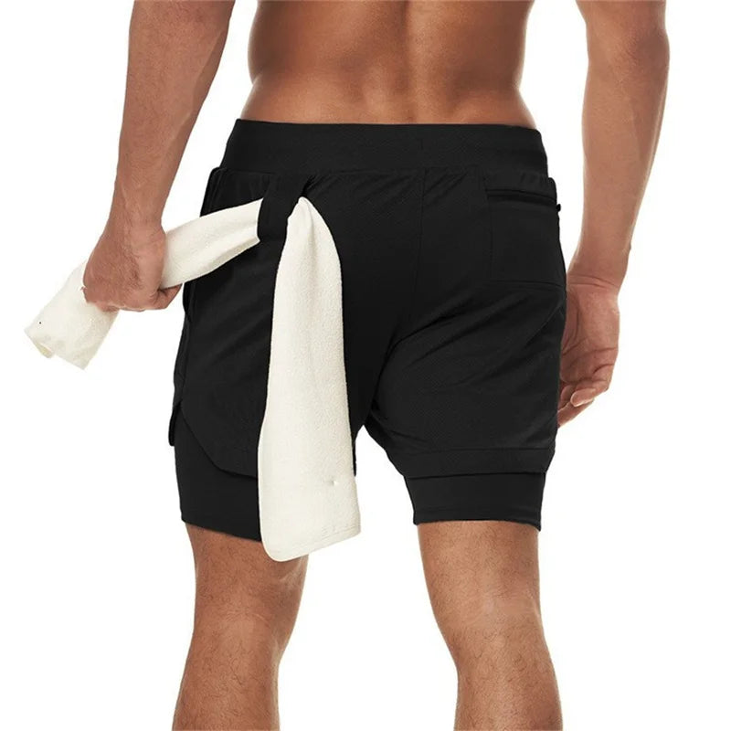 Double Layer Fitness Shorts