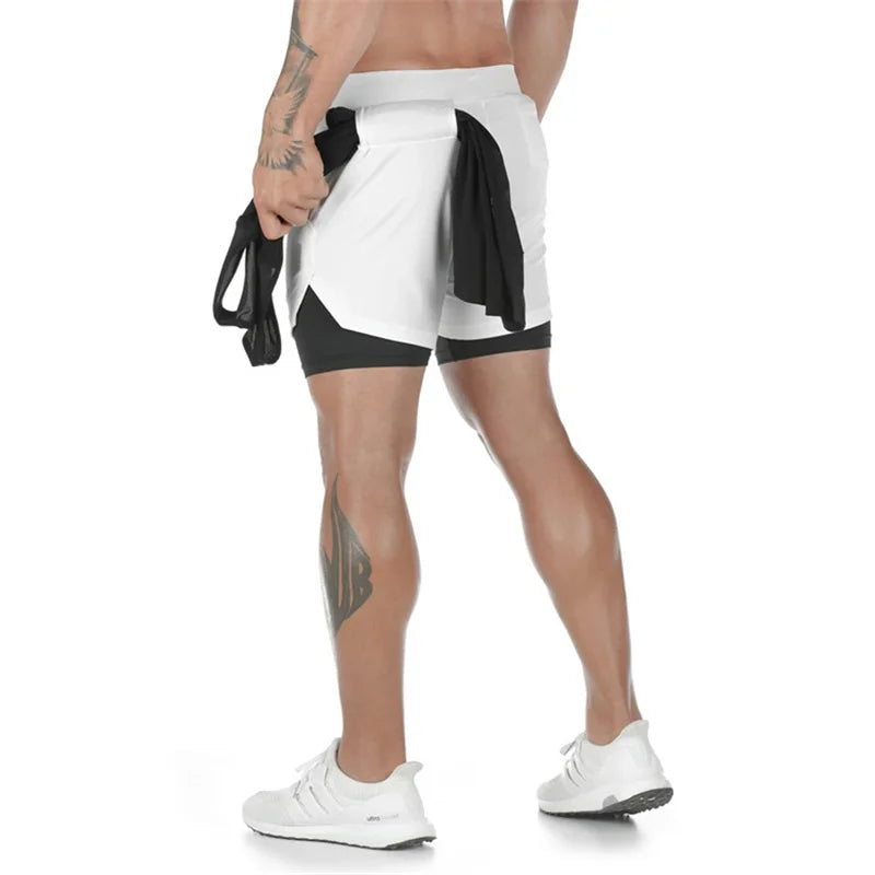 Double Layer Fitness Shorts