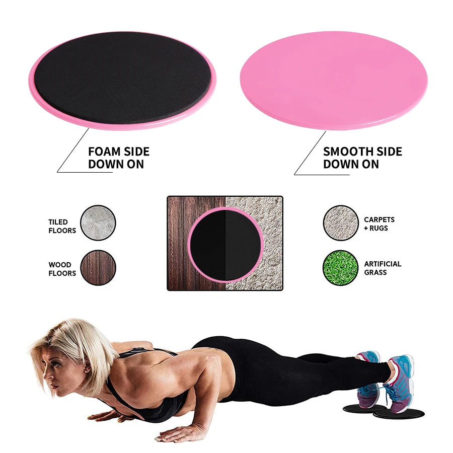 2PCS Fitness Core Sliders