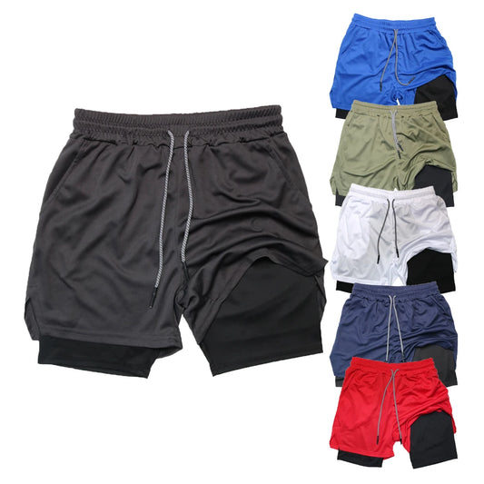 Double Layer Fitness Shorts