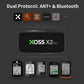 X2 Pro Heart Rate Sensor Waterproof Bluetooth ANT+ Fitness Monitor