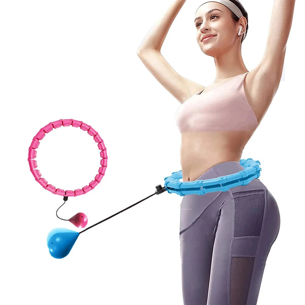 Adjustable Weighted Fitness Hoop