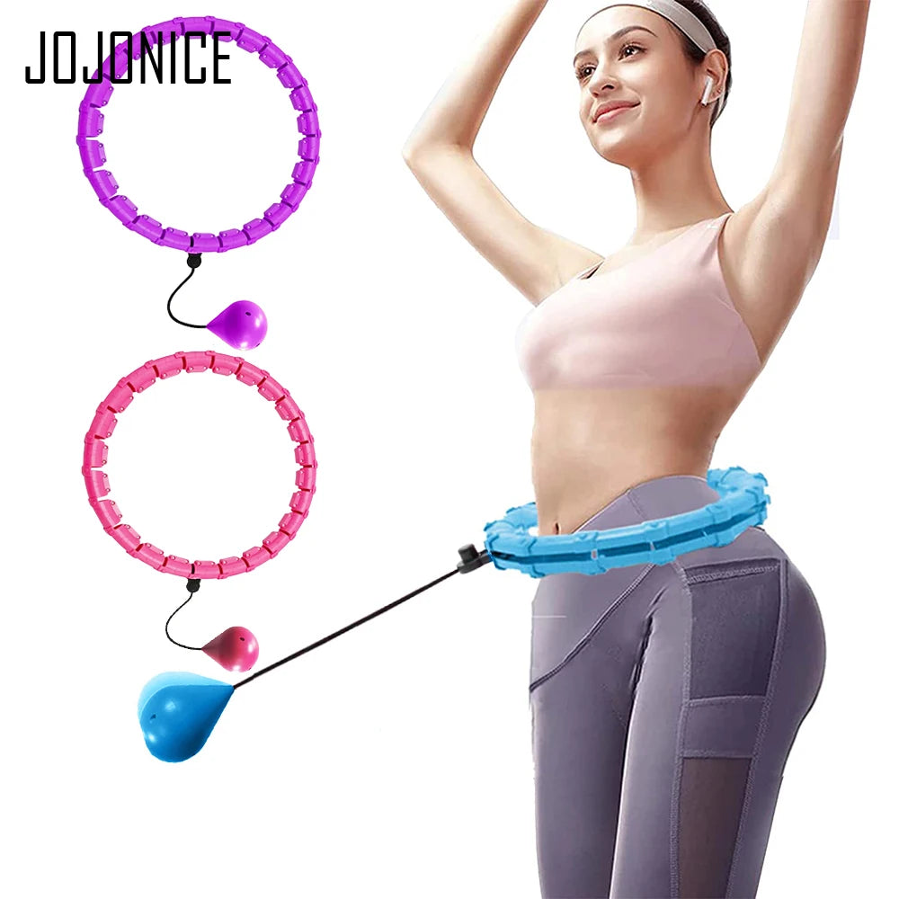 Adjustable Weighted Fitness Hoop